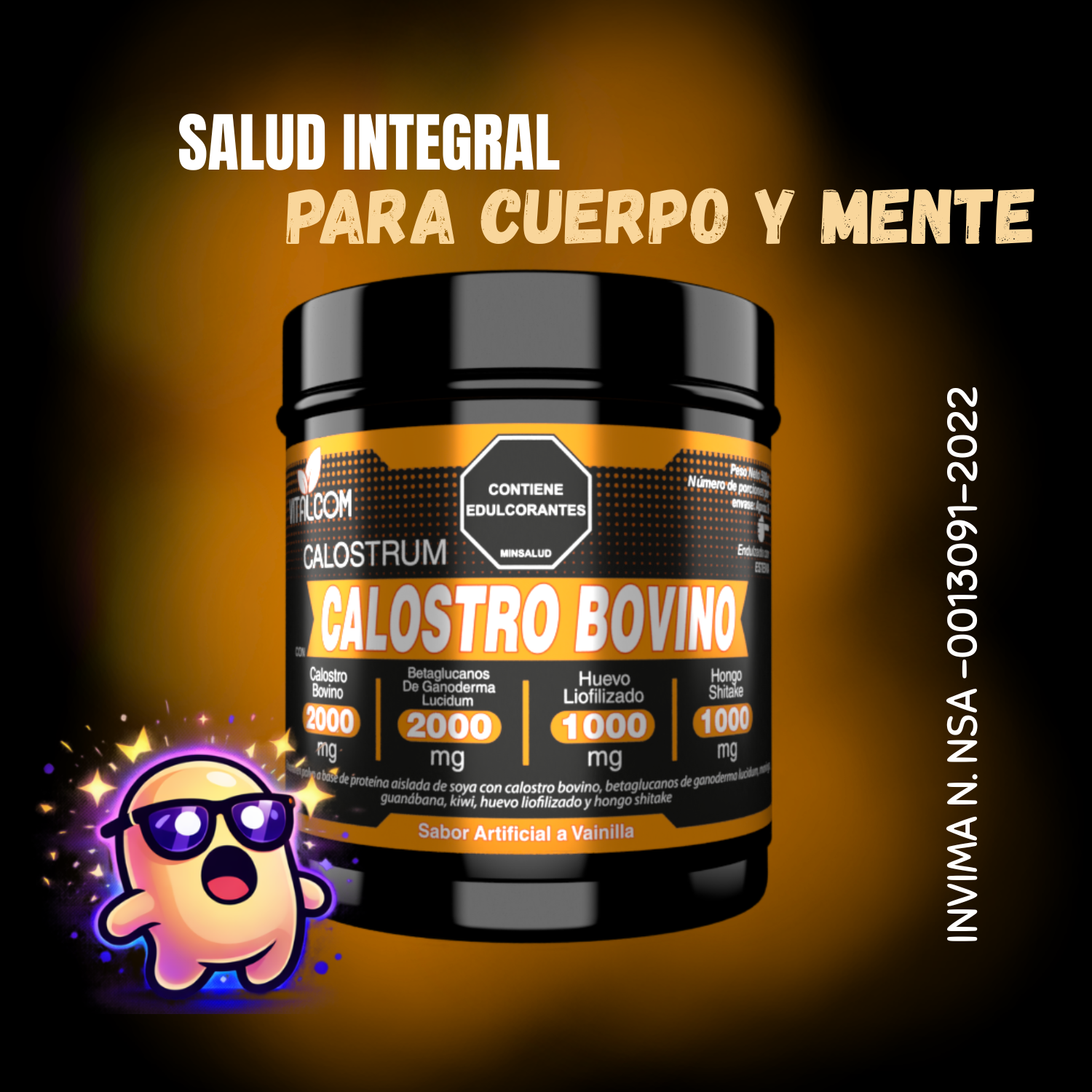 CALOSTRUM BOVINO VITALCOM 500G