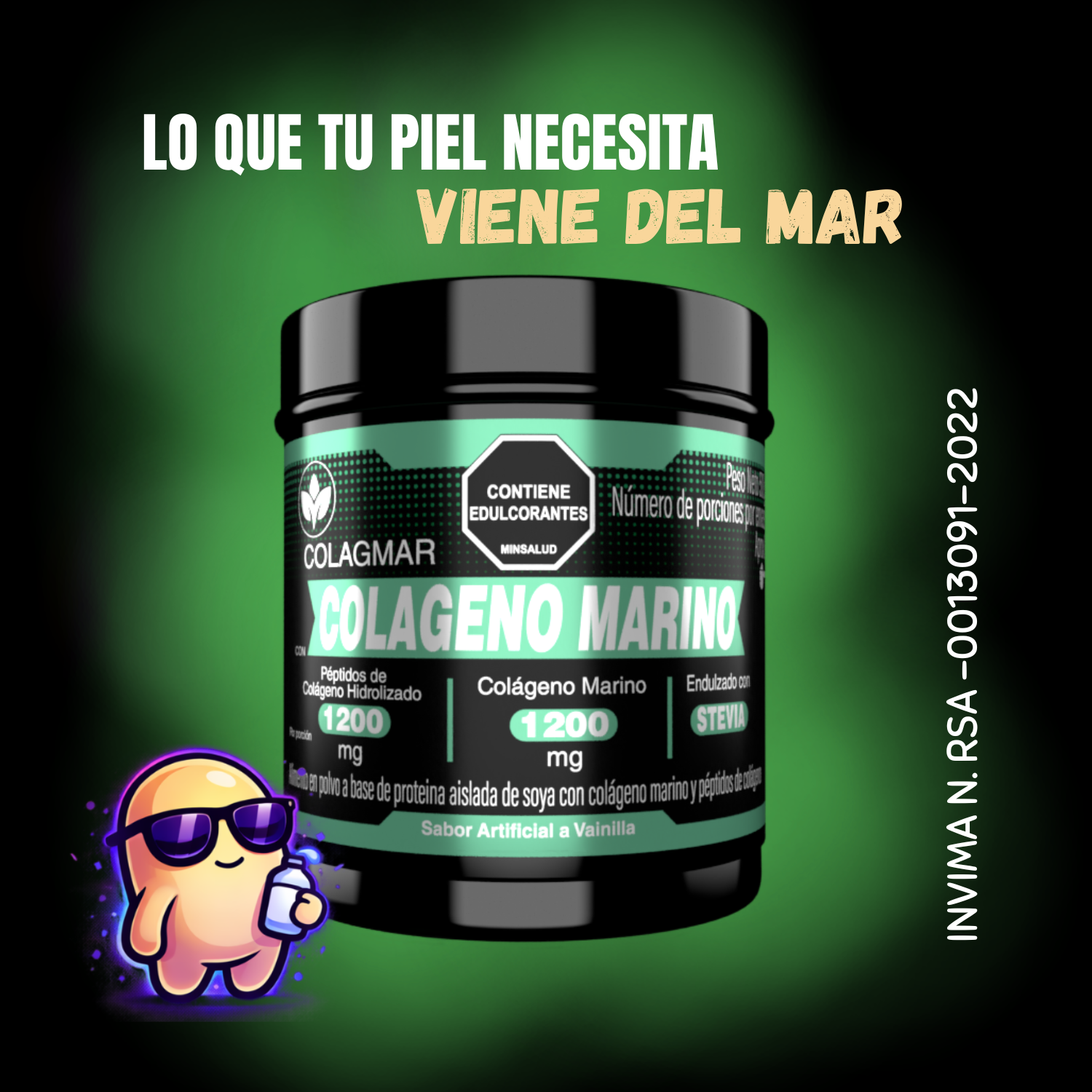 Colágeno Marino COLAGMAR 500g | Piel, Articulaciones y Cabello