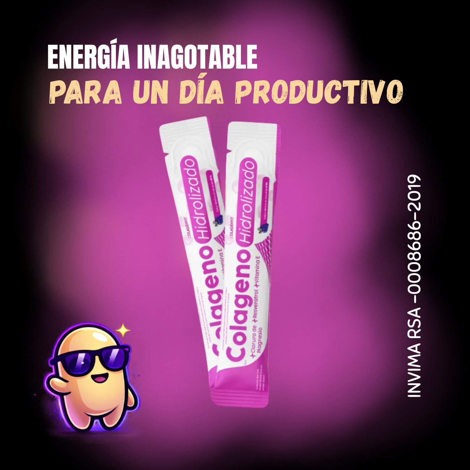 COLAGENVIT | Colágeno Hidrolizado en Stick | Piel, Uñas y Cabello