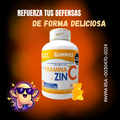 Gomitas de Vitamina C y Zinc | 60 Gomitas Sabor Naranja
