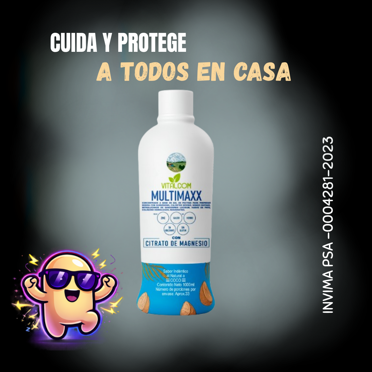 MULTIMAXX COCO VITALCOM 1000ML
